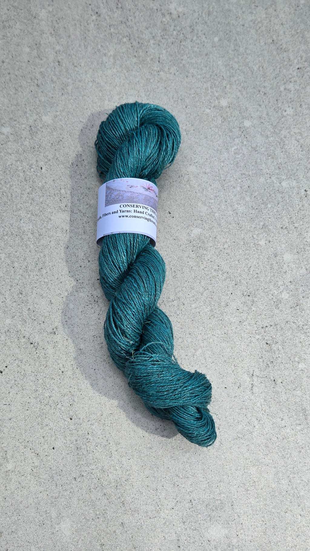 Linen Yarn, Small Batch Studio Dyed. Machine Spun 10/2