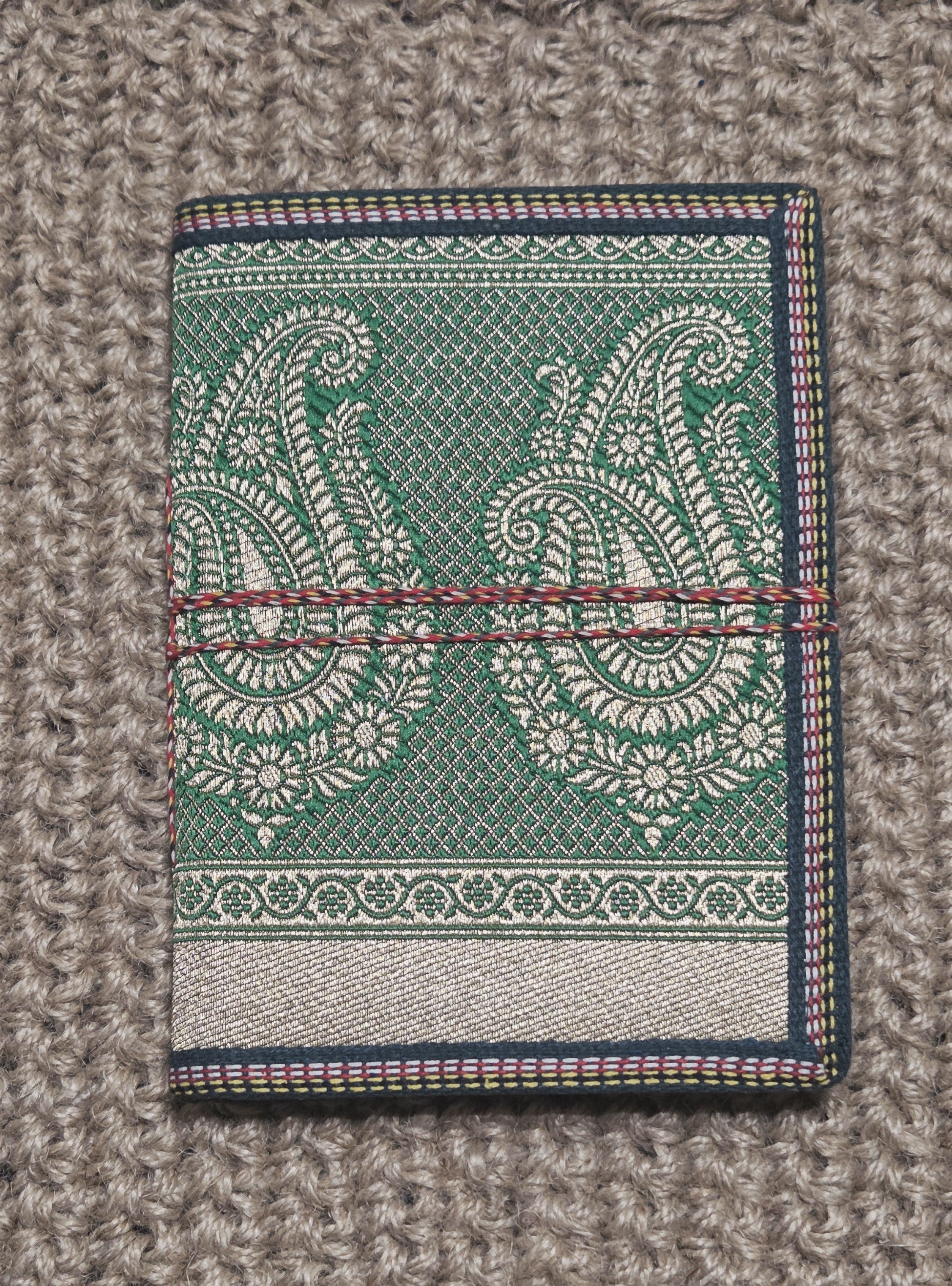 Art Journal Handmade Reclaimed Silk Saree (J20)