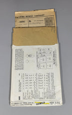 McCall's 6649 Printed Pattern. Size 16 1/2, Bust 37. ca 1962.