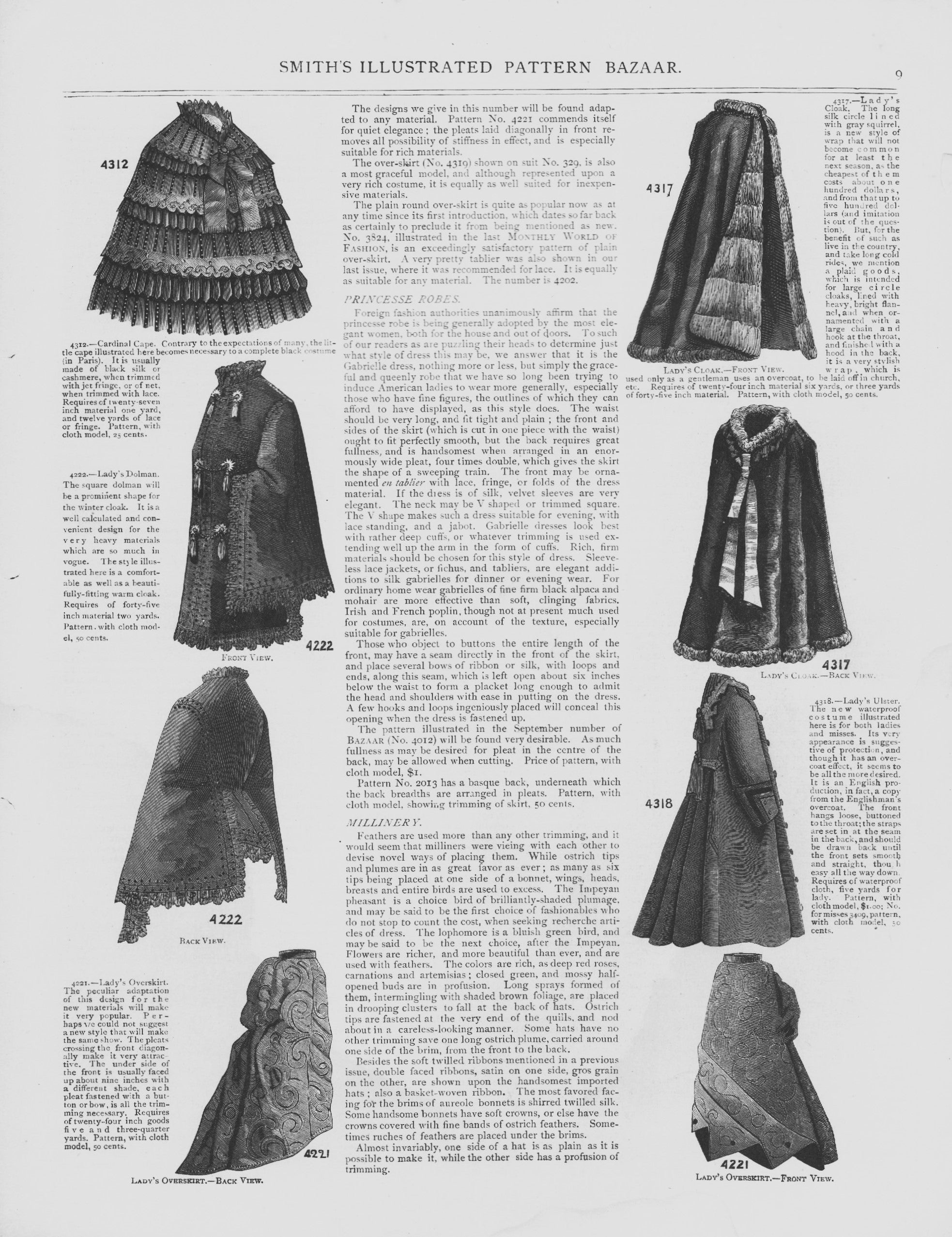 Smith's Illustrated Pattern Bazaar, 1875 Winter, Vol 5 No 2, E-book INSTANT DOWNLOAD.📥