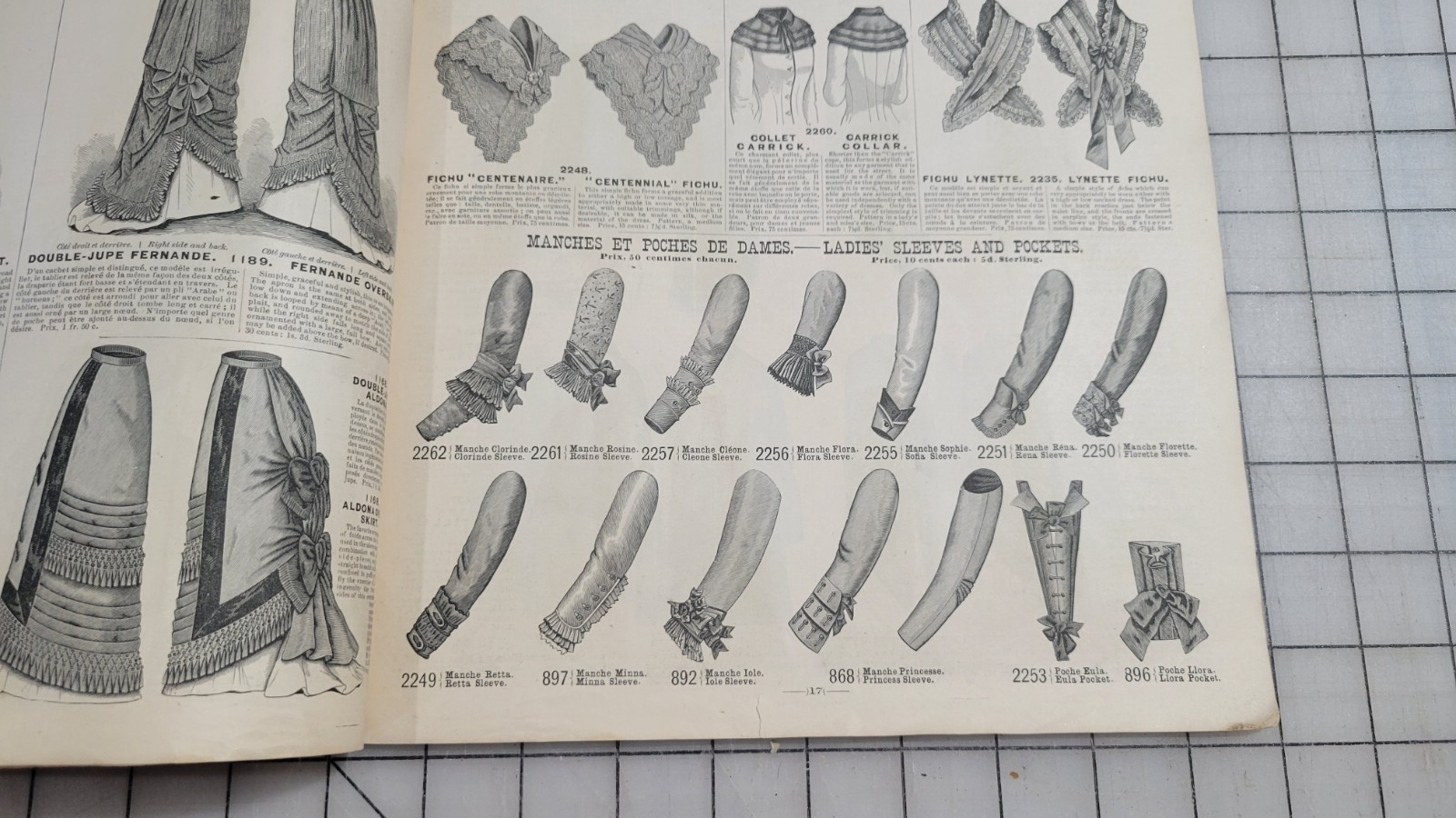 Mme Demorest 1878 Illustrated Portfolio Fashions Spring & Summer Dress Patterns