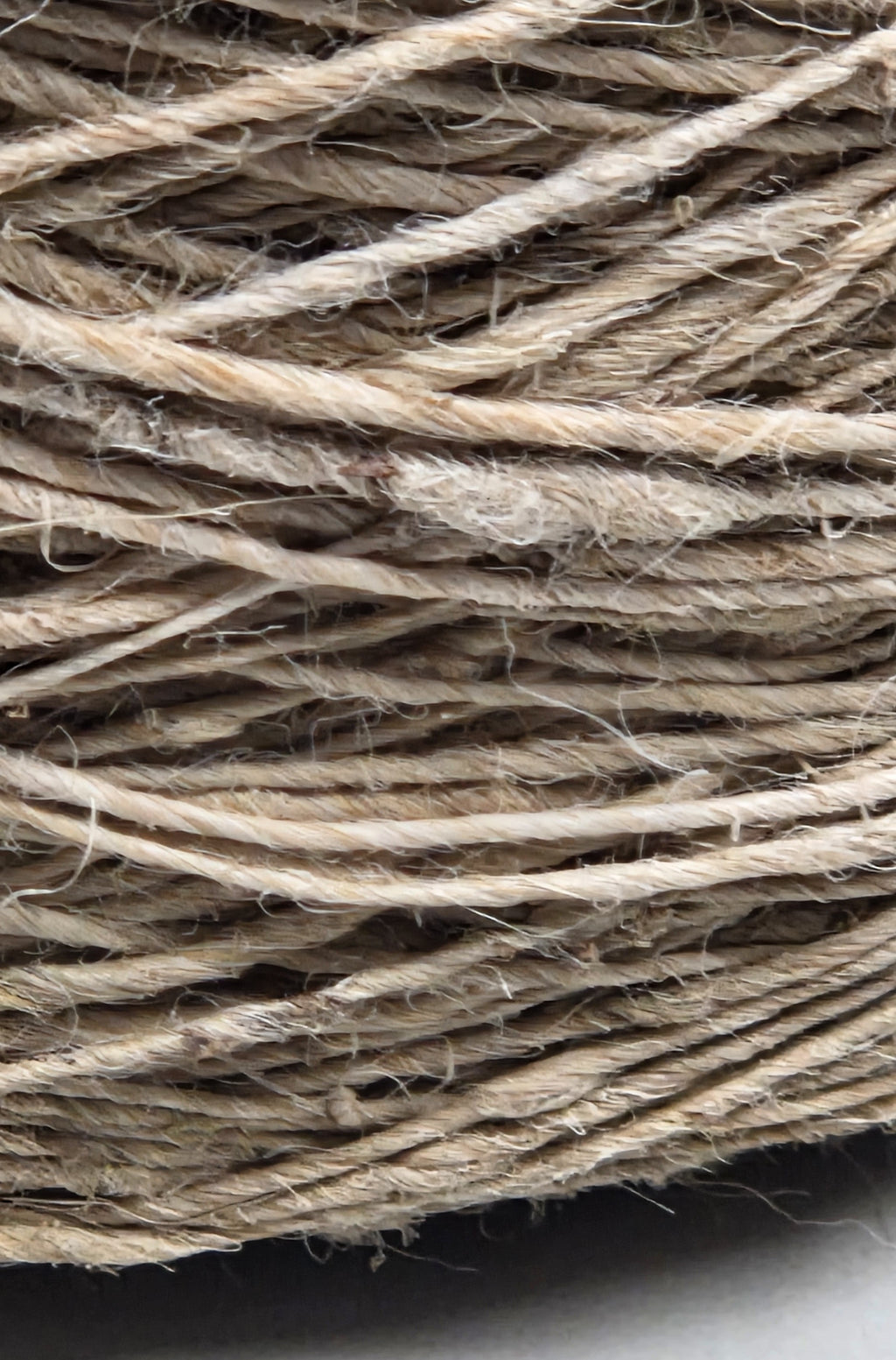 Nettle Yarn, 250 Yards. Hand-Spun Cone. Natural Fiber.