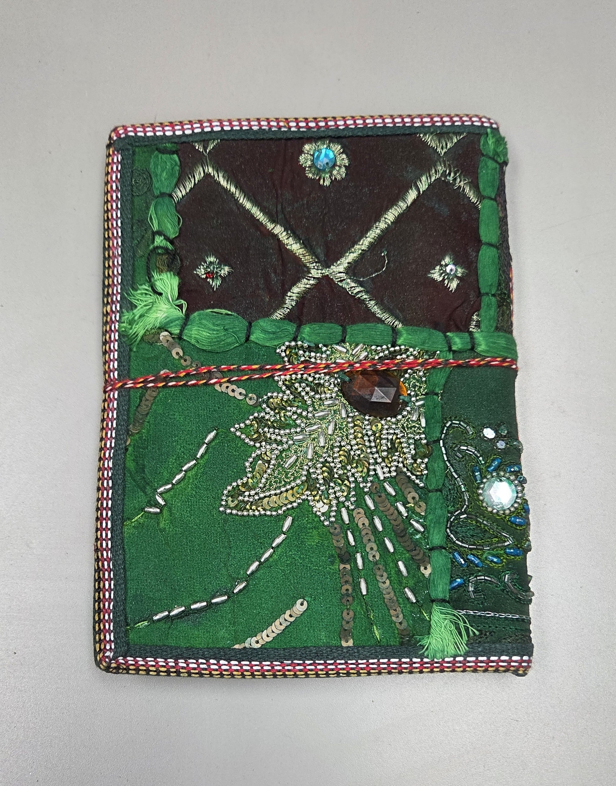 Art Journal Handmade Reclaimed Silk Saree (J70)