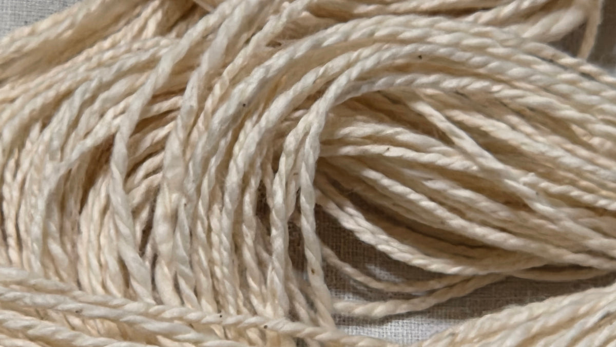 Limited Run, USA Cotton Yarn, Boutique Mill Spun. Fingering Weight - 125 Yards - 50 Grams Skein.