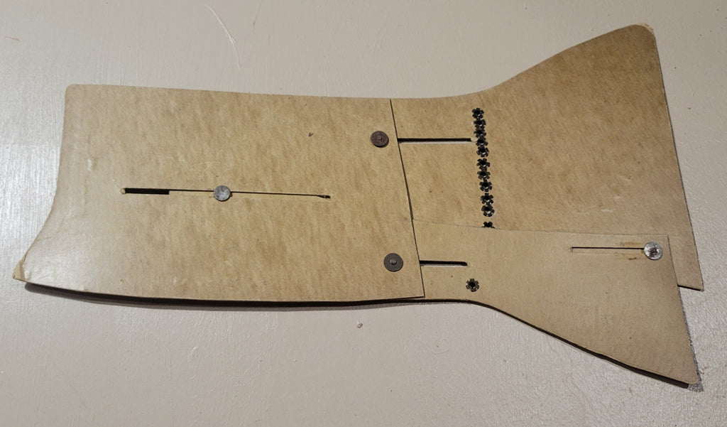 Under Arm Piece from Prof JB Plant 1904, Dress Cutting System Corsage Original