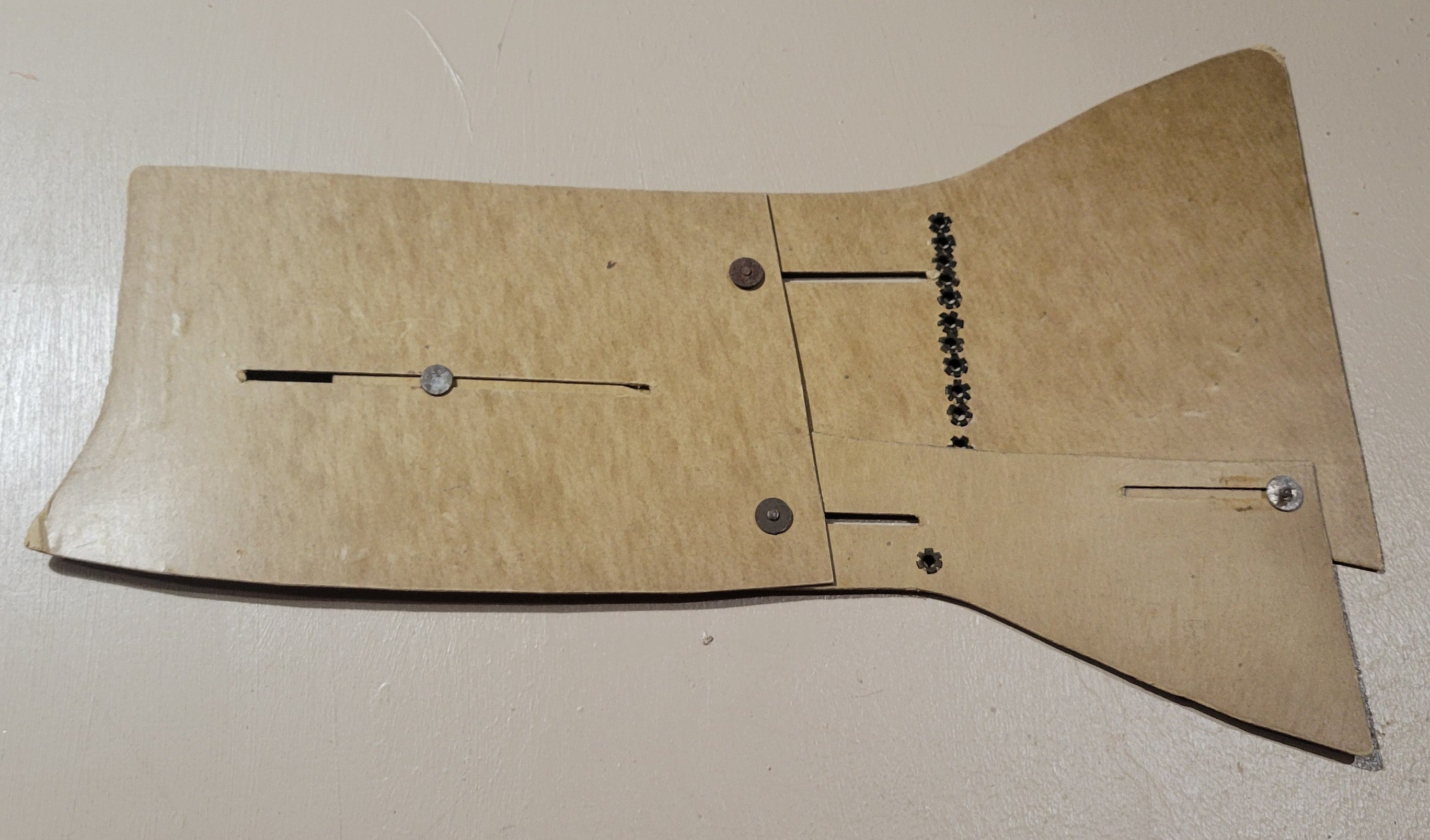 Under Arm Piece from Prof JB Plant 1904, Dress Cutting System Corsage Original