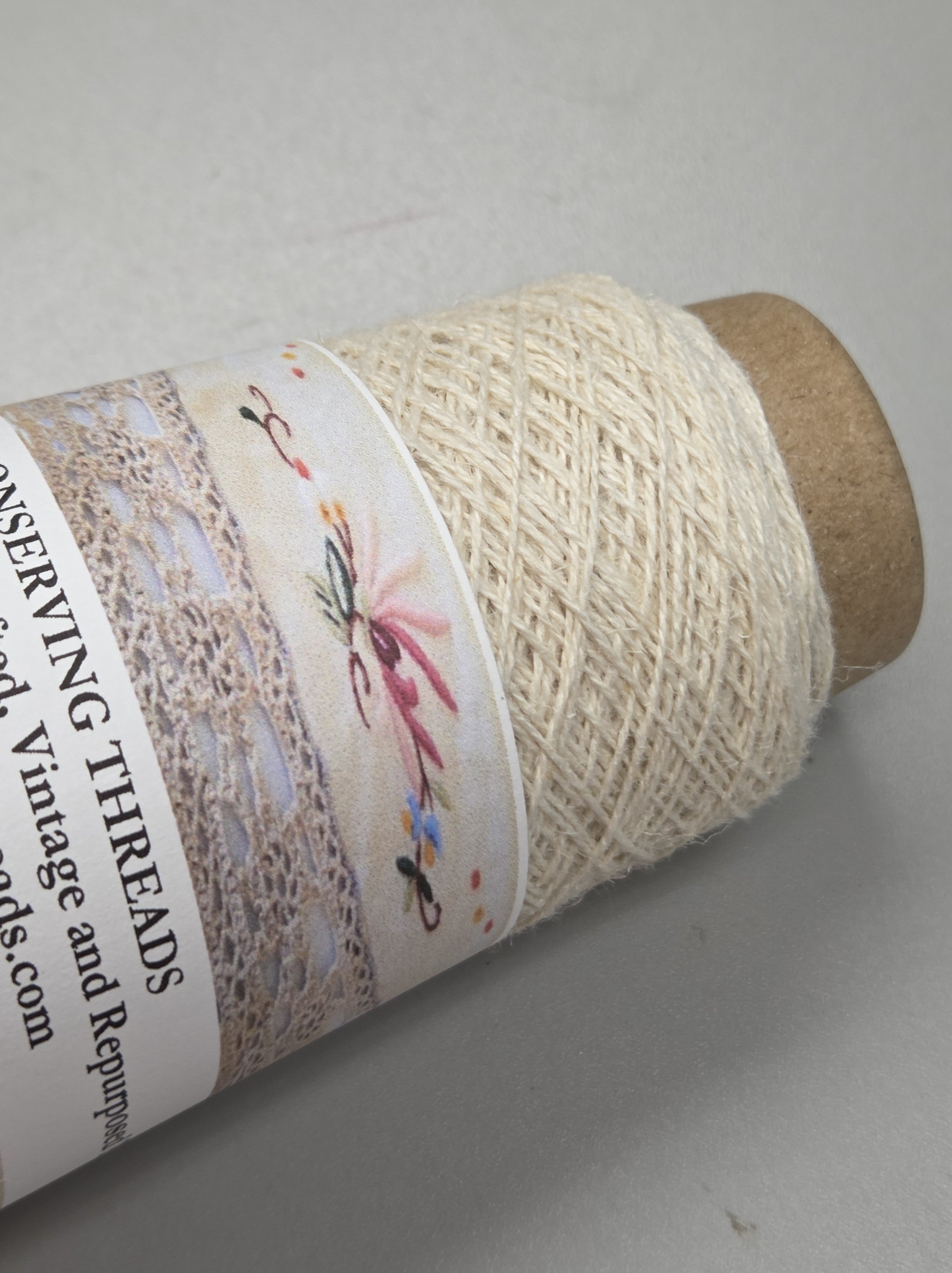 Thread Cotton + Kapok Blend, 250 Yards Cone