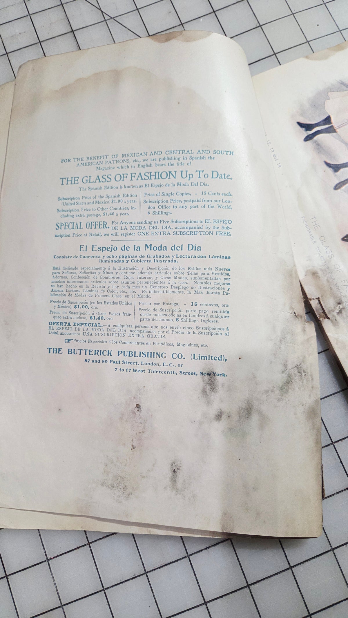 The Glass of Fashion, 1899 August, Original Butterick Publishing Co. Ltd., Vol XL No 2