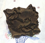 Vintage Wood Blocks Ink Stamping Hand Carved (large block) Vine leaf