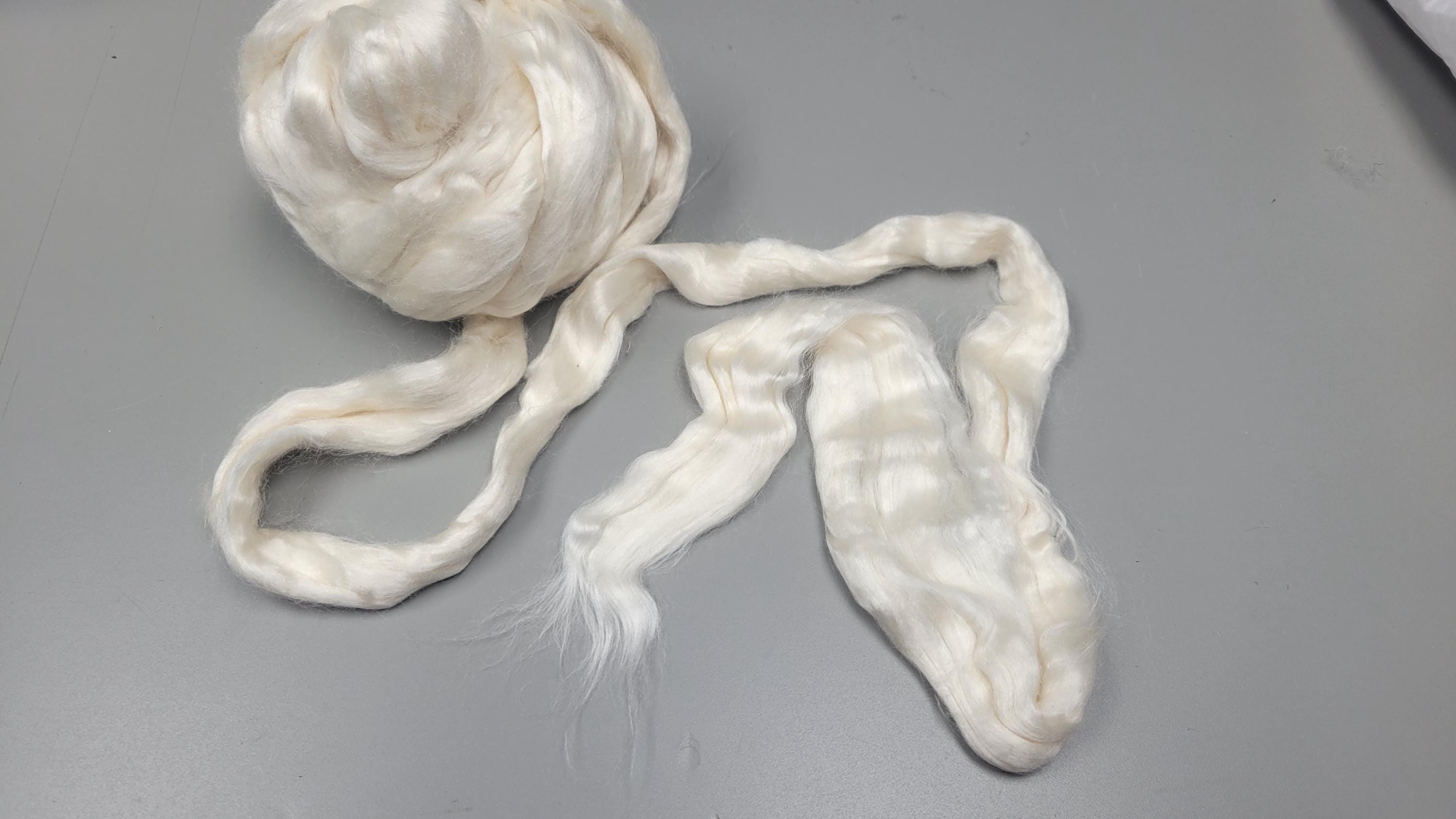 Lotus Fiber (RCFs). 1 ounce. Combed Sliver.