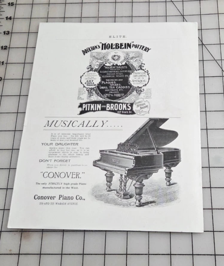 Elite The Illustrated Society Journal 1895 November 16 Chicago Fashion Culture