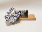 Flax & Hemp Hatchel. Custom Made Wood Medium Tines for Combing Fibers.