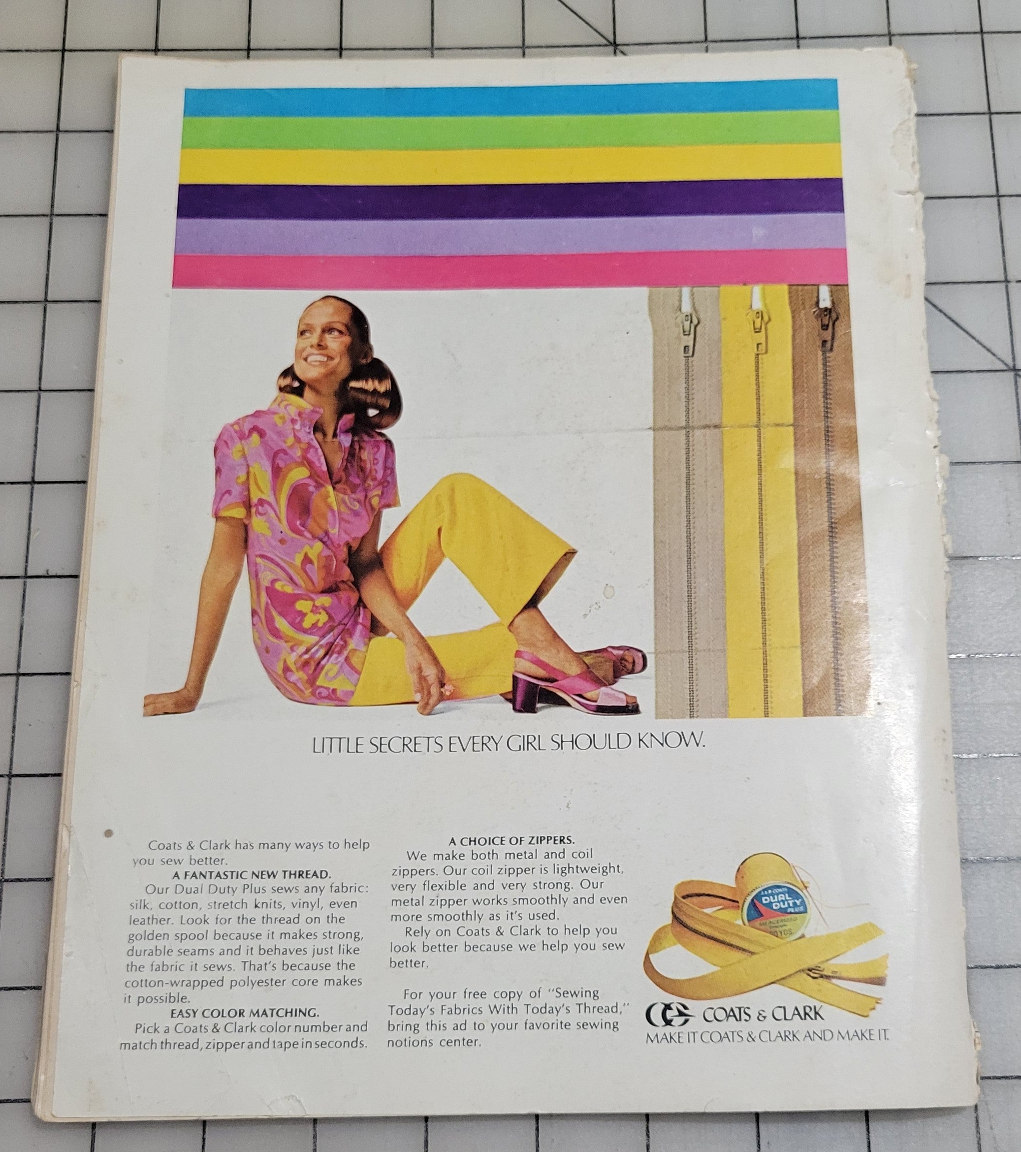 Vogue Pattern Book International April May 1971 Fashion News Feature Dress