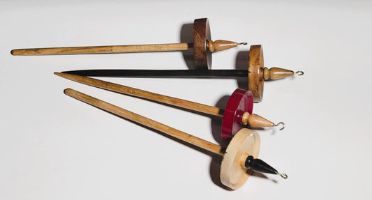 Wood Drop Spindle Hand-crafted from Mango Wood