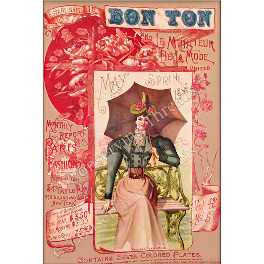 Le Bon Ton Le Moniteur de la Mode United, 1893 May