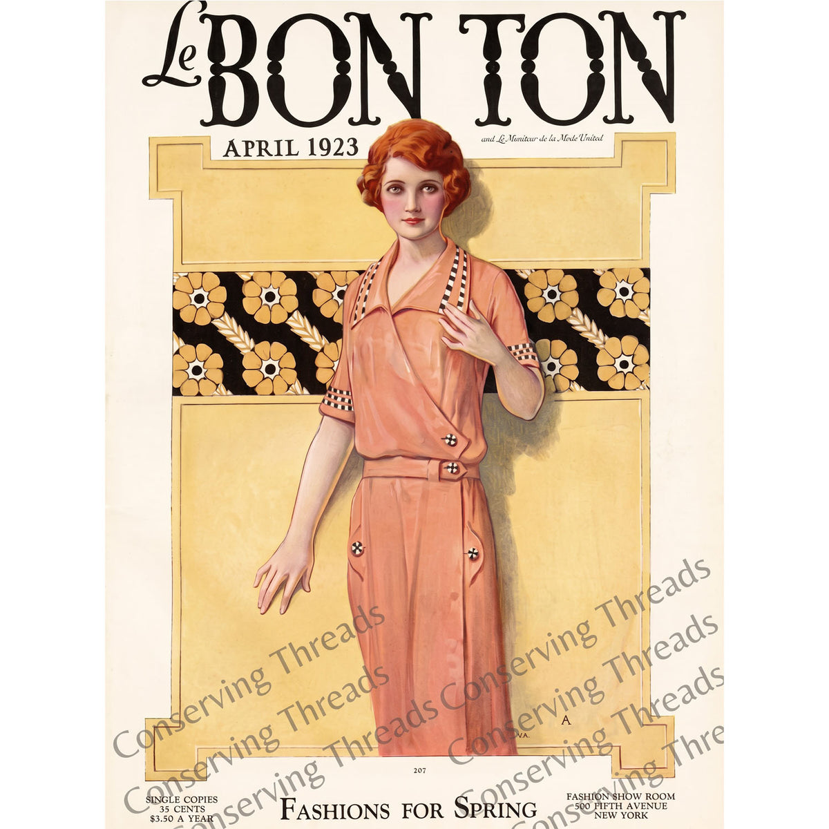Le Bon Ton Le Moniteur de la Mode United, 1923 April