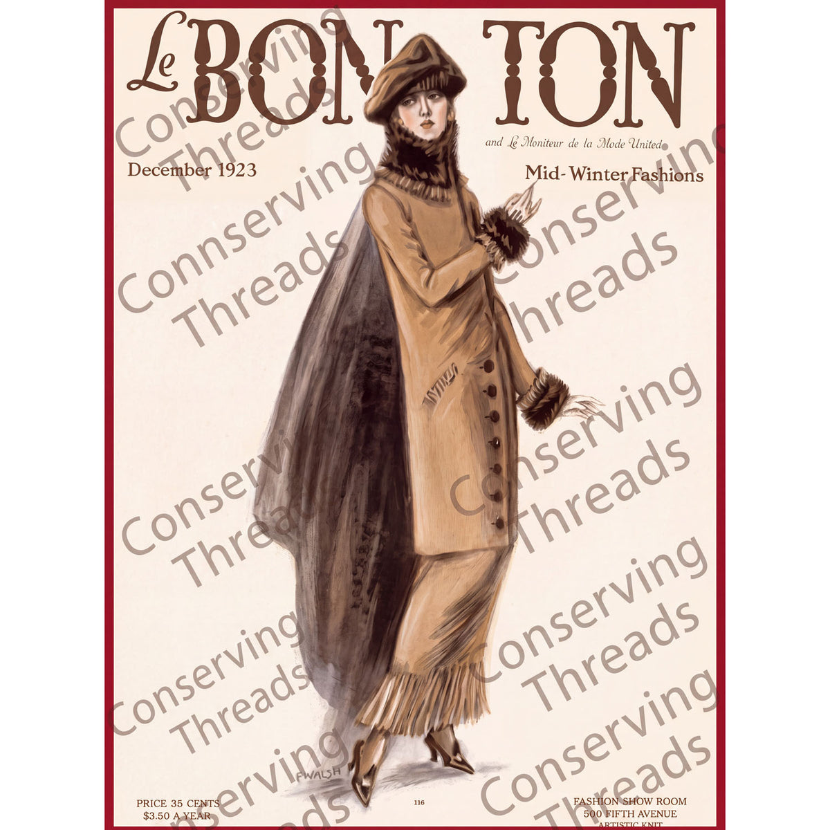 Le Bon Ton Le Moniteur de la Mode United, 1923 December