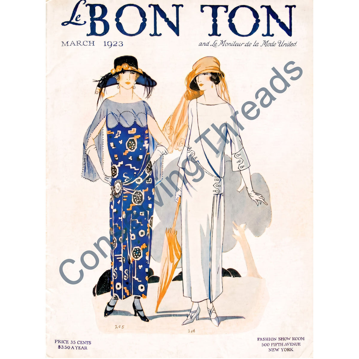 Le Bon Ton Le Moniteur de la Mode United, 1923 March