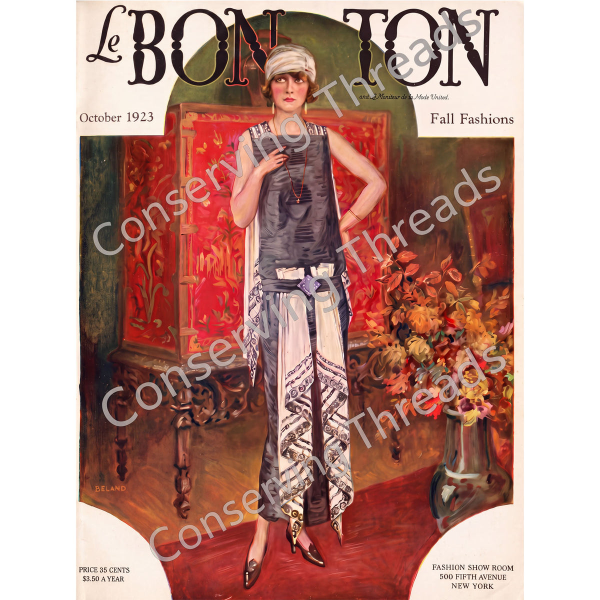 Le Bon Ton Le Moniteur de la Mode United, 1923 October