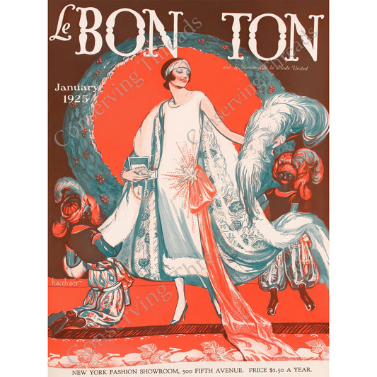 Le Bon Ton Le Moniteur de la Mode United, 1925 January