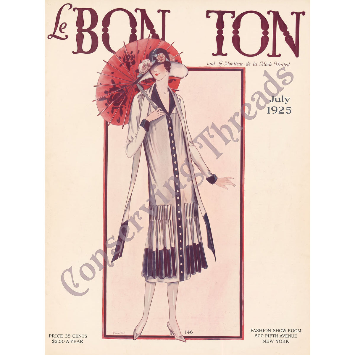 Le Bon Ton Le Moniteur de la Mode United, 1925 July