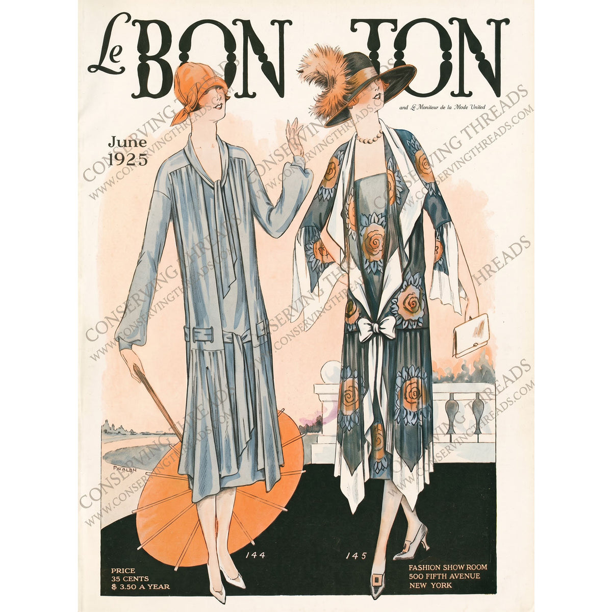 Le Bon Ton Le Moniteur de la Mode United, 1925 June