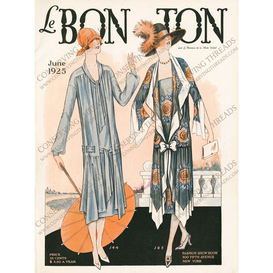 Le Bon Ton Le Moniteur de la Mode United, 1925 June
