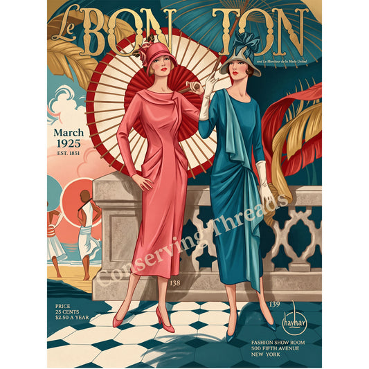 Le Bon Ton Le Moniteur de la Mode United, 1925 March