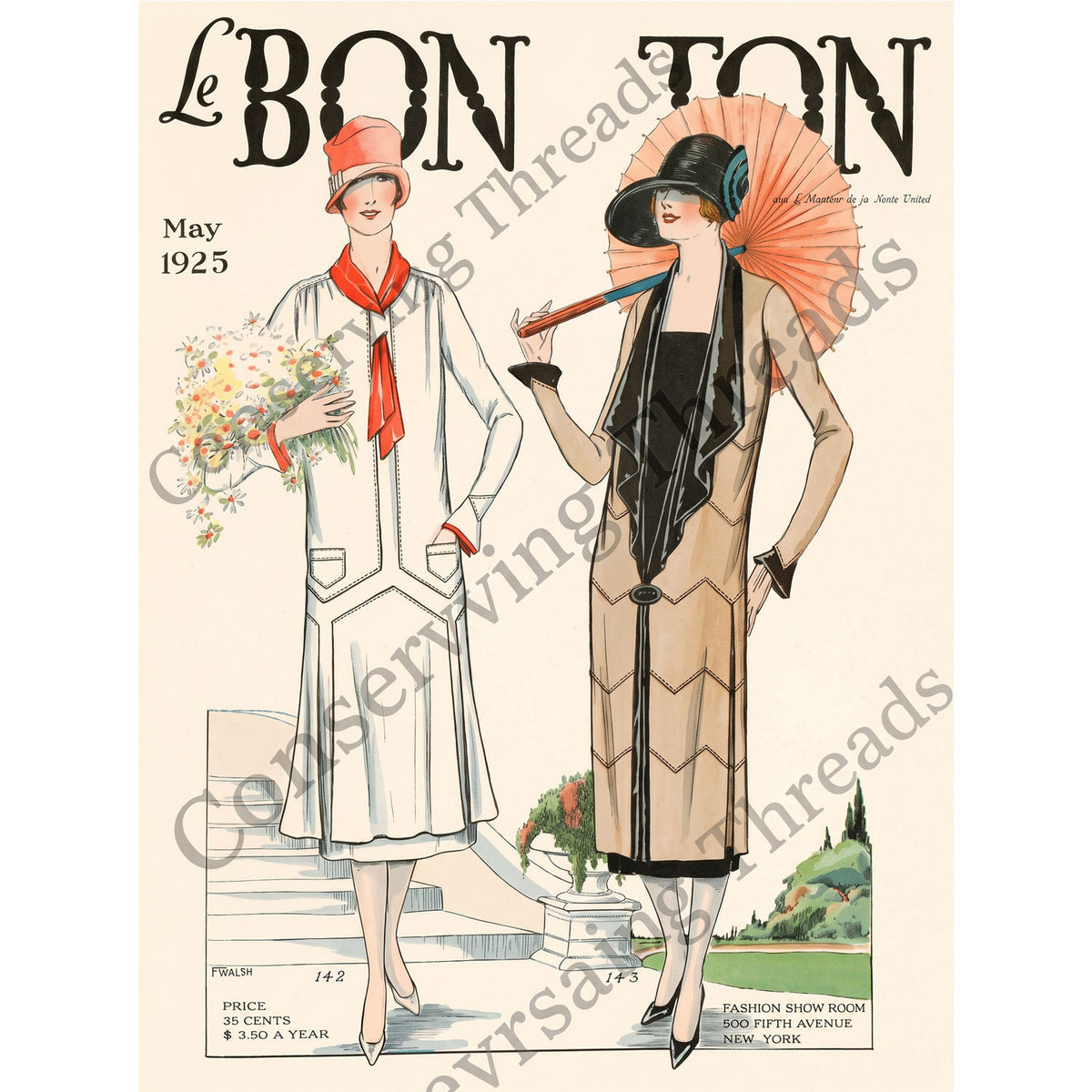 Le Bon Ton Le Moniteur de la Mode United, 1925 May