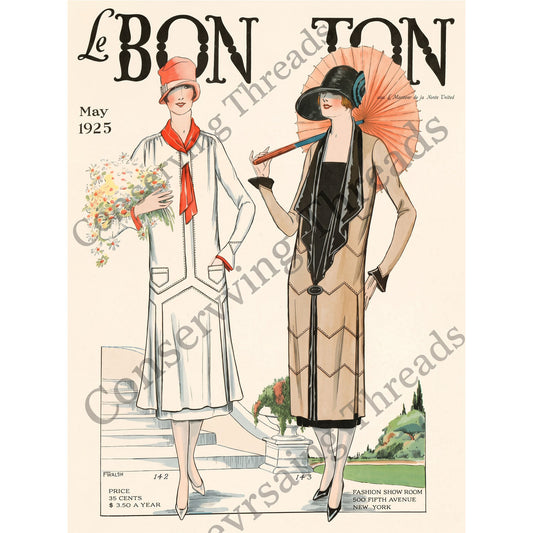 Le Bon Ton Le Moniteur de la Mode United, 1925 May