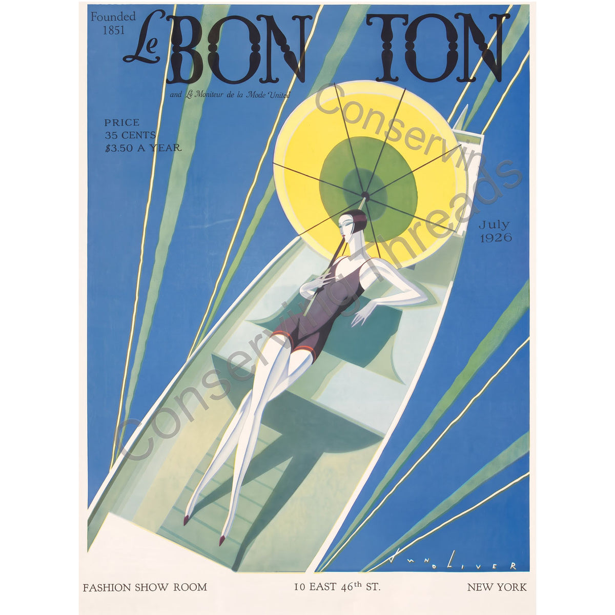 Le Bon Ton Le Moniteur de la Mode United, 1926 July