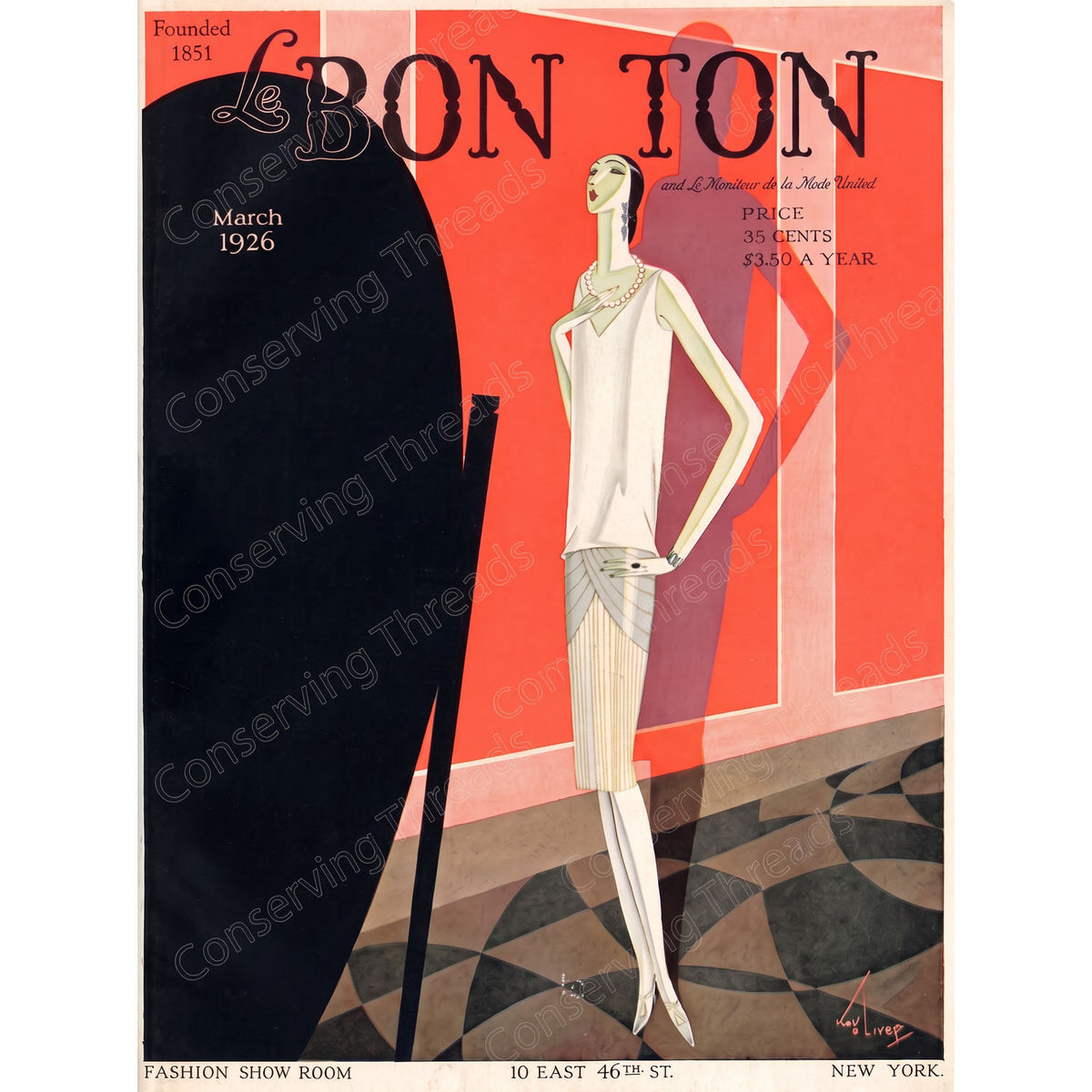 Le Bon Ton Le Moniteur de la Mode United, 1926 March