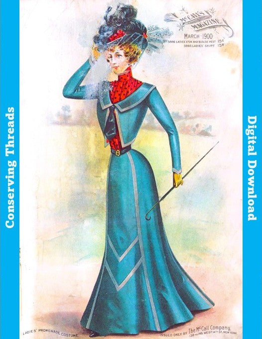 McCalls Magazine, March 1900, Vol 27 No 7. E-book INSTANT DOWNLOAD. 📥