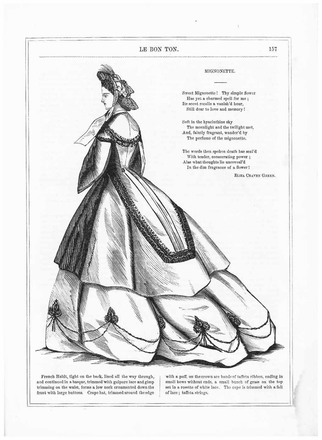 Le Bon Ton Journal de Modes. 1864 July, Vol 13, No 7. Catalog. E-book DOWNLOAD.📥