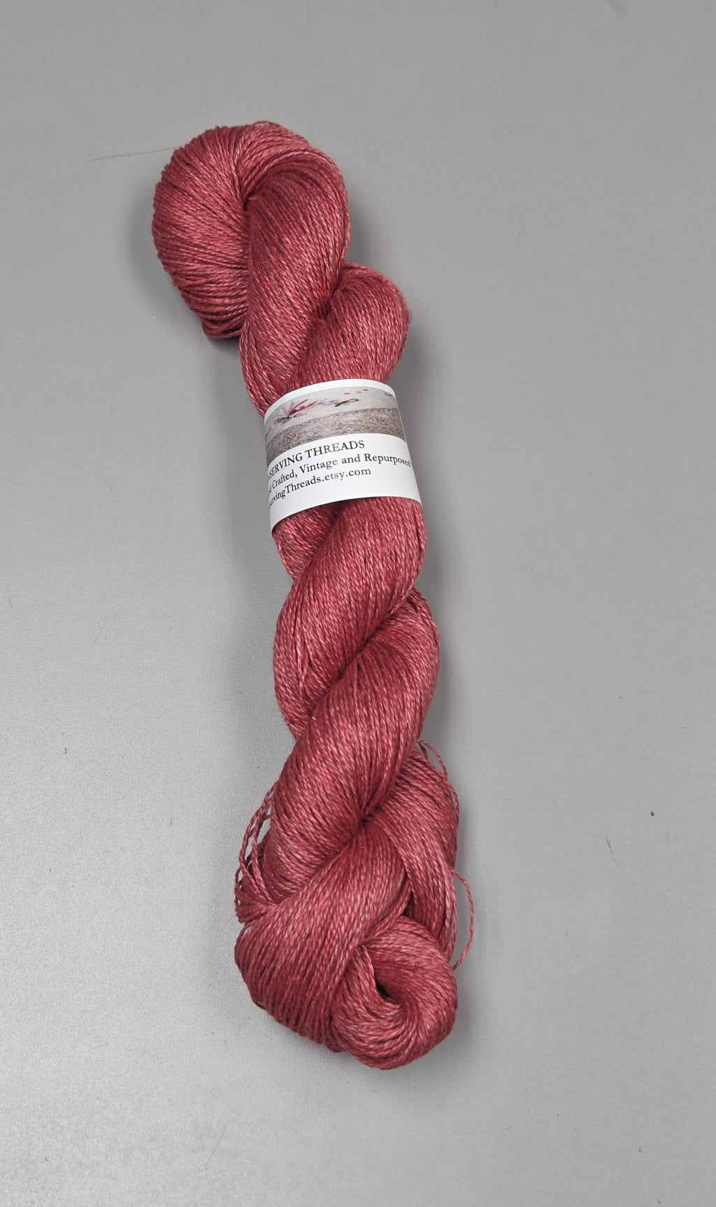 Linen Yarn, Small Batch Studio Dyed. Machine Spun 10/2
