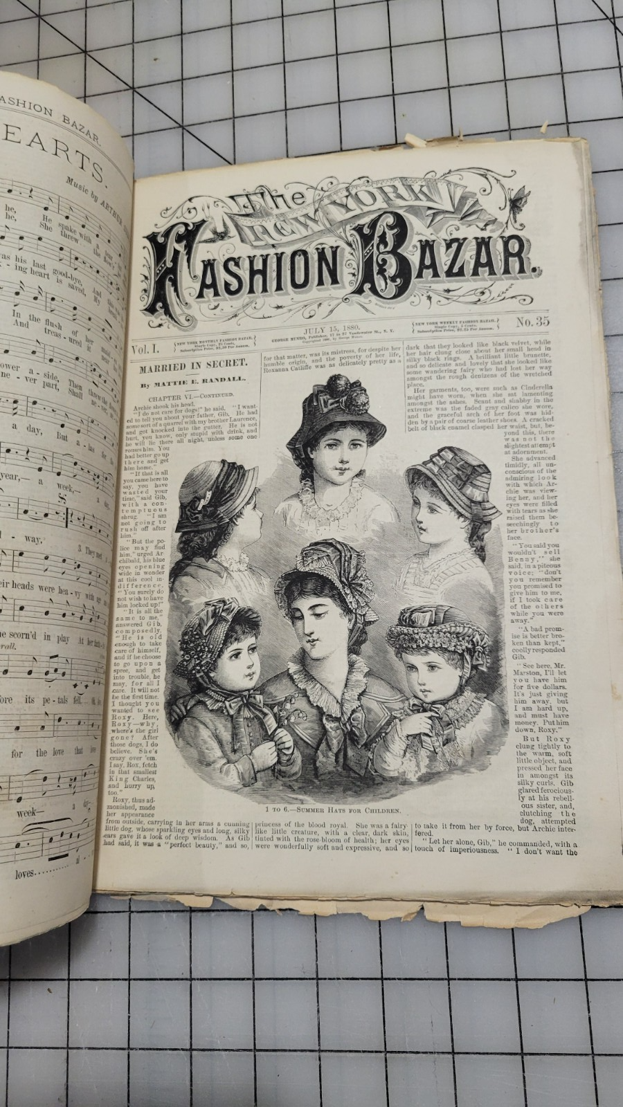 New York Fashion Bazar 1880 July / Aug 5 Weeks Newspaper George Munro Victorian