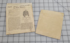 Frank Leslie's Lady's Journal Cut Paper Pattern #352 1870s Girl's Blouse Size 8