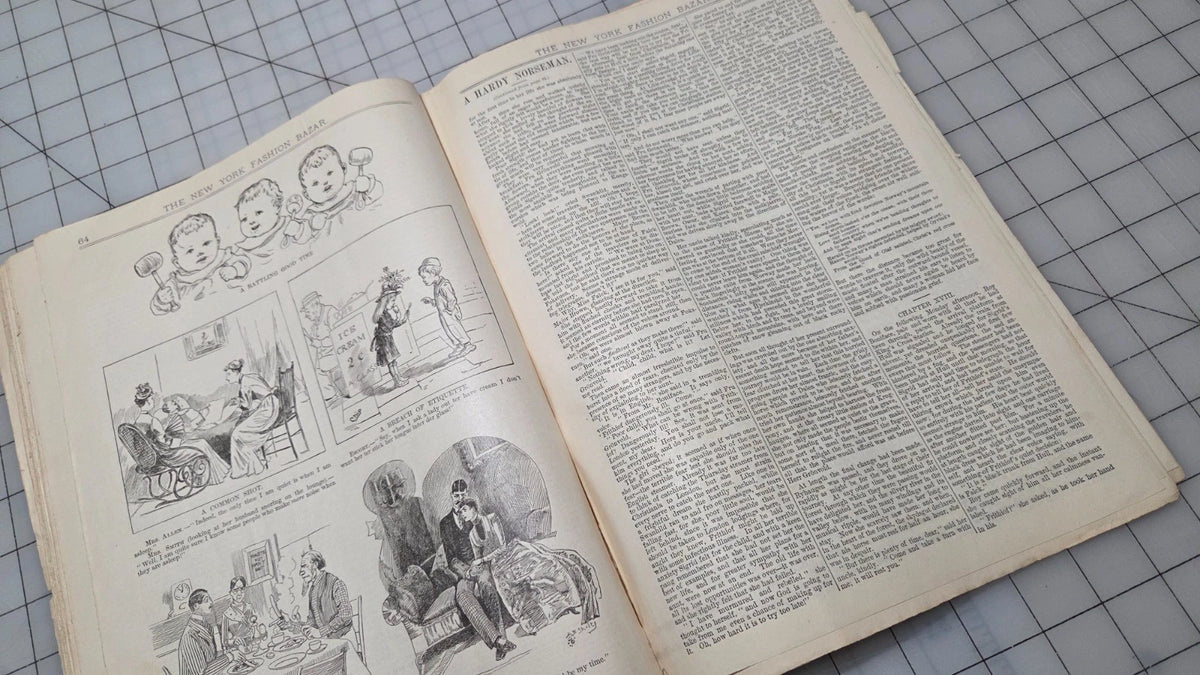 New York Fashion Bazar 1889 August Magazine George Munro Victorian Mail Order