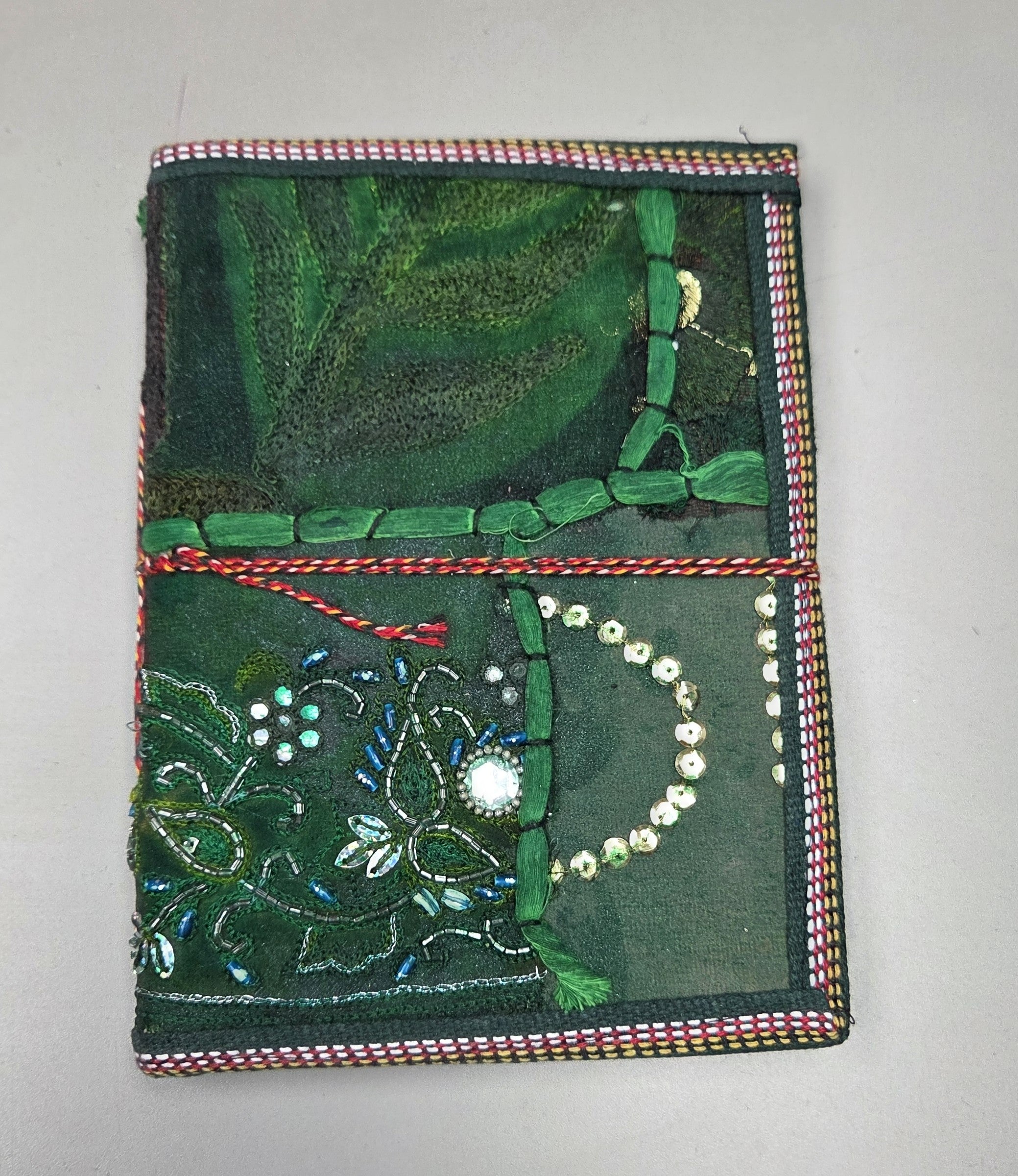 Art Journal Handmade Reclaimed Silk Saree (J70)