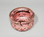 Yarn Bowls Red (Orange Pink) Hand Carved from Reclaimed Mango Wood