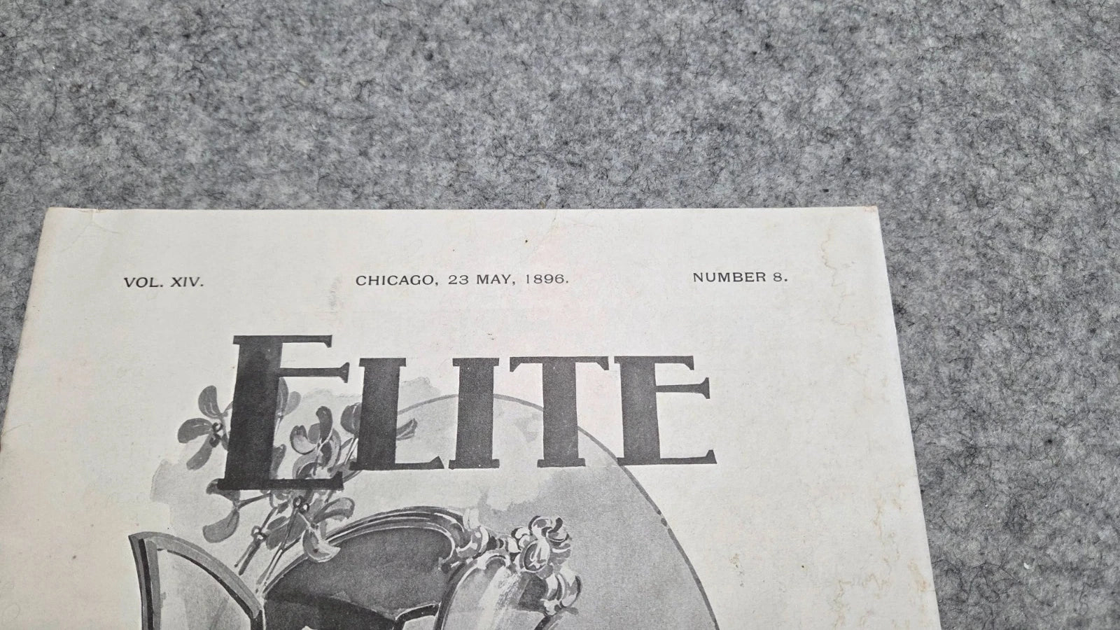 Elite The Illustrated Society Journal 1896 May Chicago Fashion Culture News