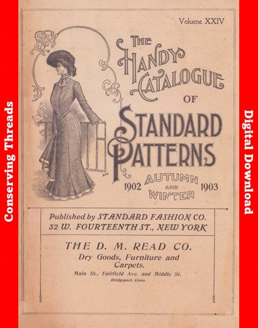 1902 The Handy Catalogue of Standard Patterns Autumn / Winter. Fashions Company, Mail Order, Ladies, Children, Men, E-book DOWNLOAD.📥