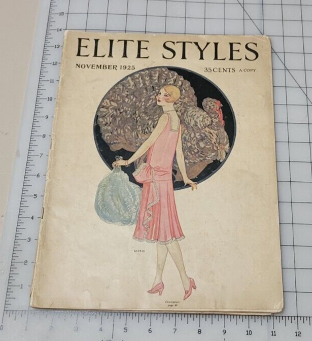 Elite Styles 1925 November Fashion for Dressmakers, Ladies Tailors and the Fashion Loving-Public