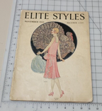 Elite Styles 1925 November Fashion for Dressmakers, Ladies Tailors and the Fashion Loving-Public