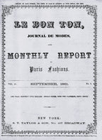 Le Bon Ton Journal de Modes, September 1861. Catalog Monthly Report. Vol 10 No 9. E-book DOWNLOAD.📥