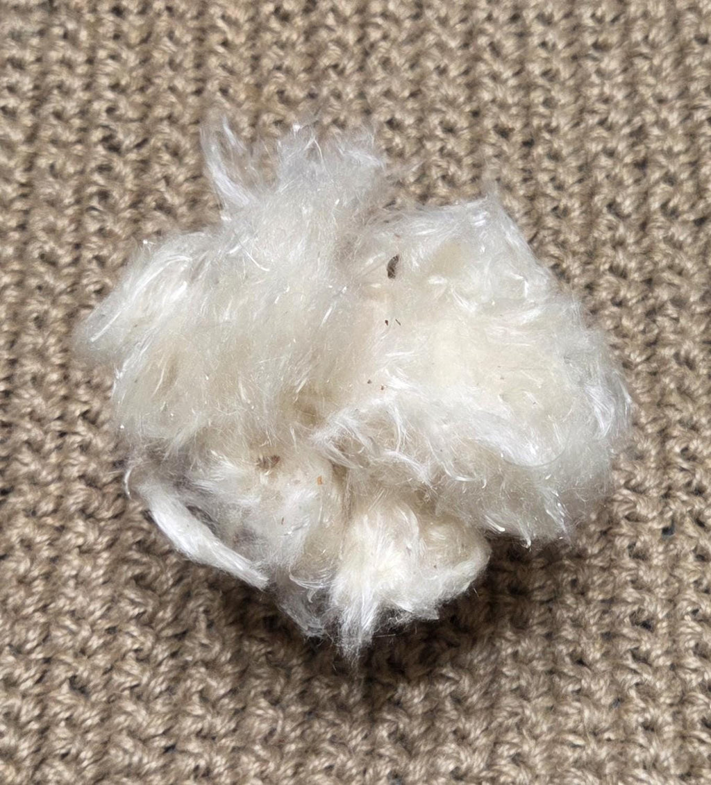 Milkweed Floss Fiber. Un-Combed. USA Wild-Harvested. 0.2 ounce.