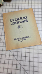 Fashion Academy Course 5 Book Lot NY Dress Making Costume Design 1920 Book 1-5