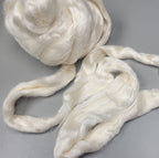 Lotus Fiber (RCFs). 1 ounce. Combed Sliver.