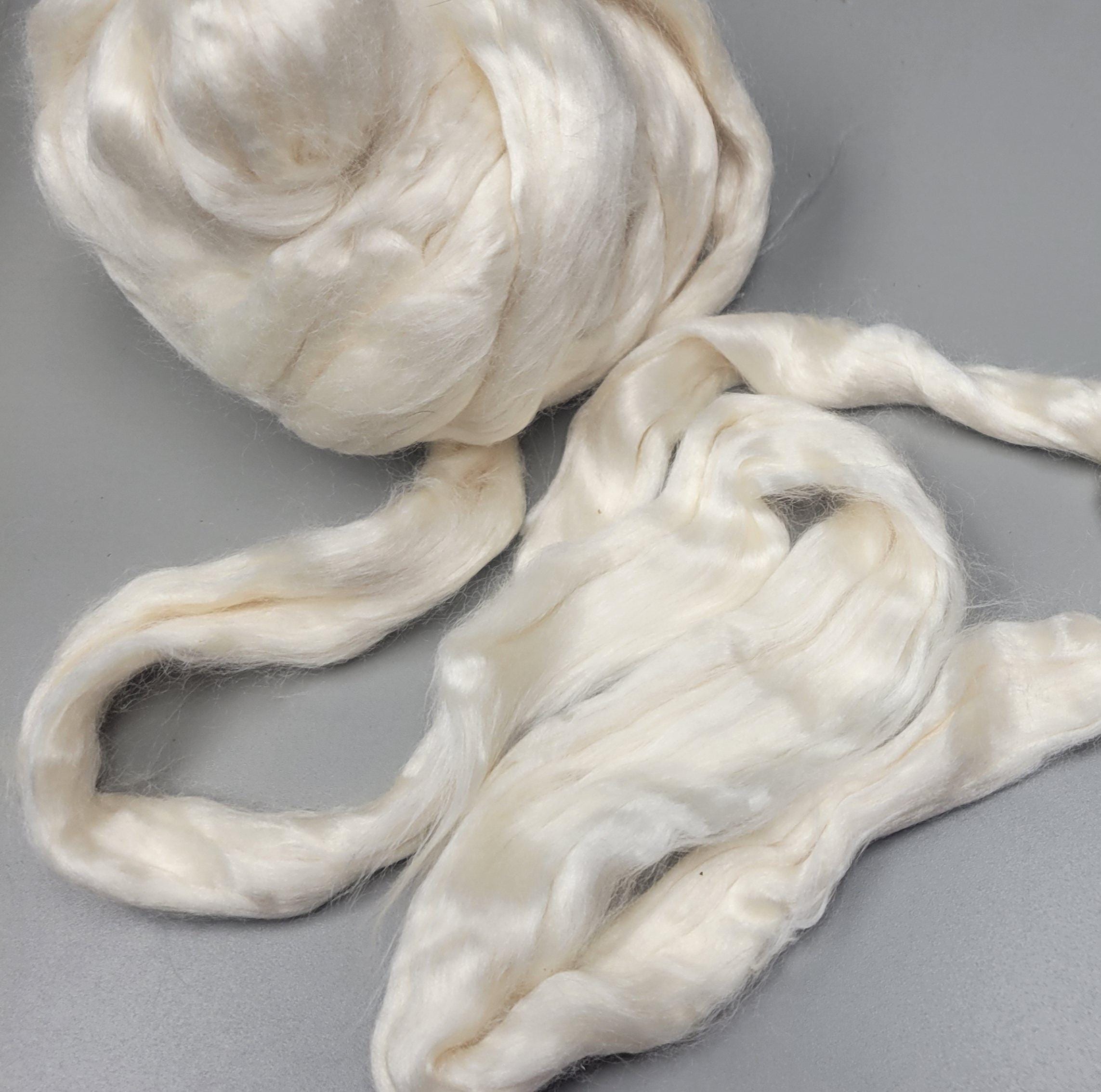Lotus Fiber (RCFs). 1 ounce. Combed Sliver.