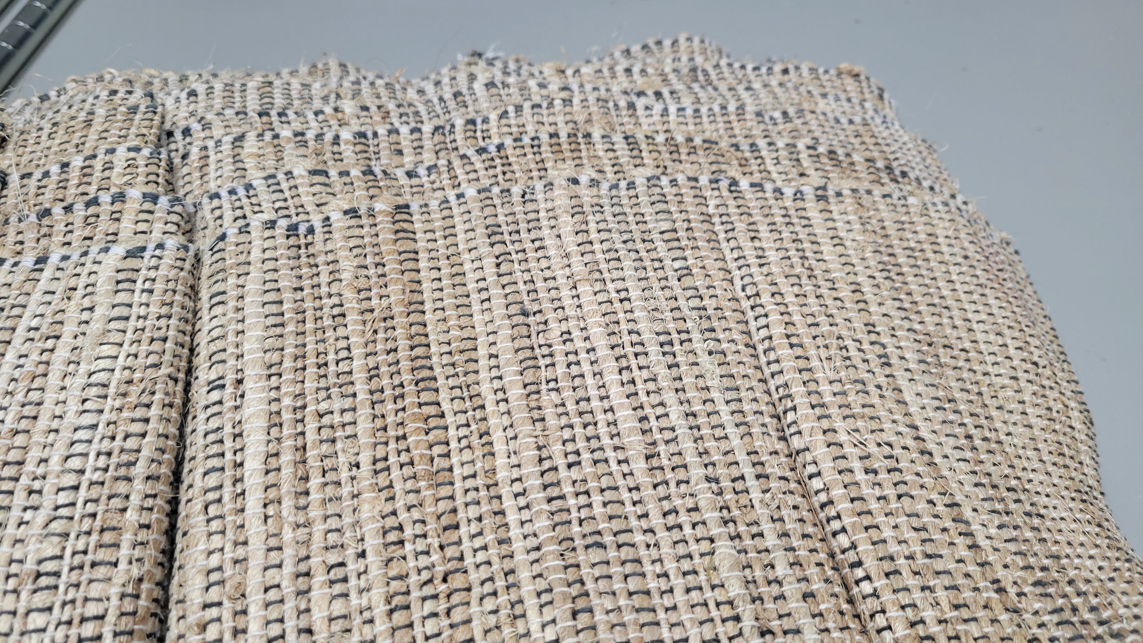 Hand-Woven Fabric. 20 Cotton 80 Banana Plant Fiber. 1/2 Yrd Cut